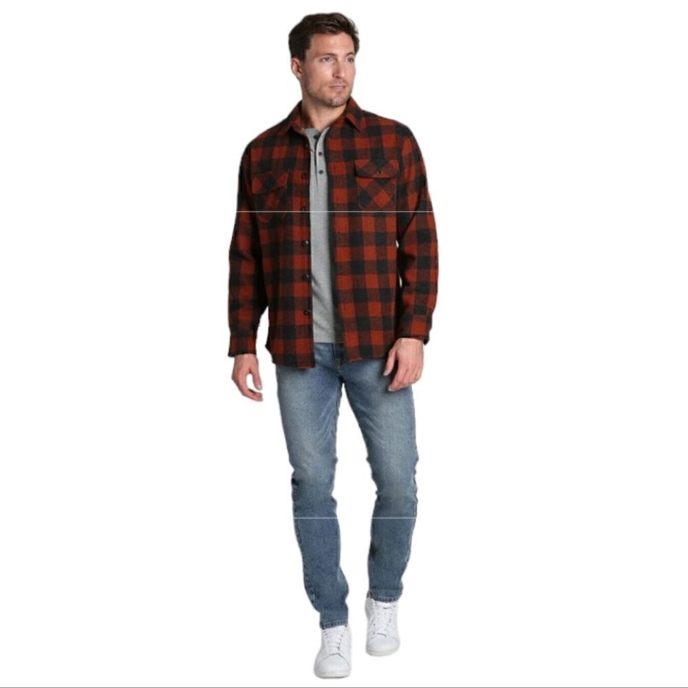 Jachs Men’s Wool Blend Shirt Jacket Wool Blend Size Medium